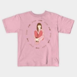 k-pop girl Kids T-Shirt